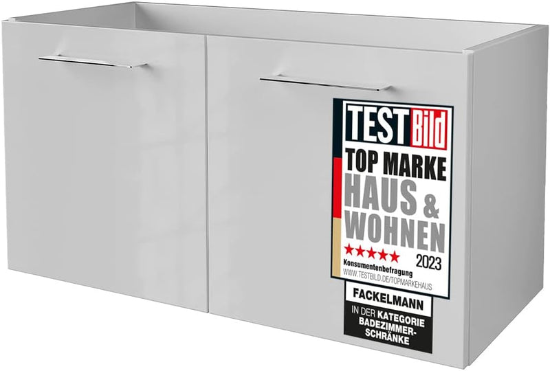 FACKELMANN Waschtischunterschrank Lima/Badschrank mit Soft-Close-System/Masse (B x H x T): ca. 80 x