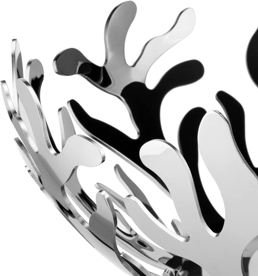 Alessi "Mediterraneo" Obstschale aus Edelstahl, 29 cm Single, Single
