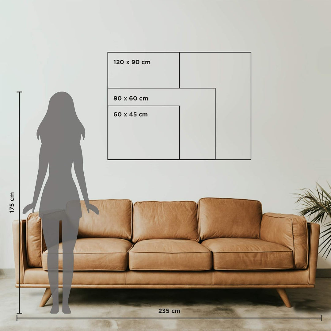 Miss Wood Map L Karte aus Kork 45 x 60 cm braun L Braun, L Braun