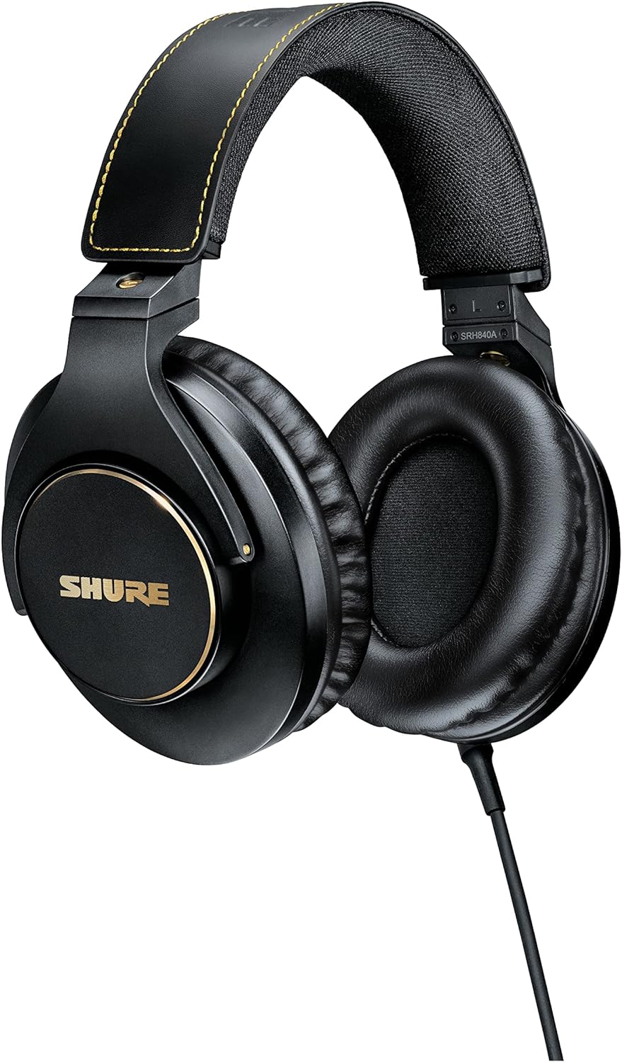 Shure SRH840A Over -Ear Over -Ear -Kabel -Kopfhörer für kritisches Hören und Überwachung, profession