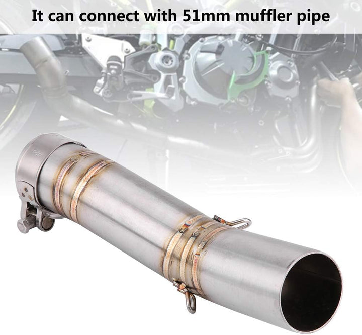 Motorrad Vollauspuffanlage Sport Outlook Vent Middle Pipe Link Connect mit High Performance für GSX-