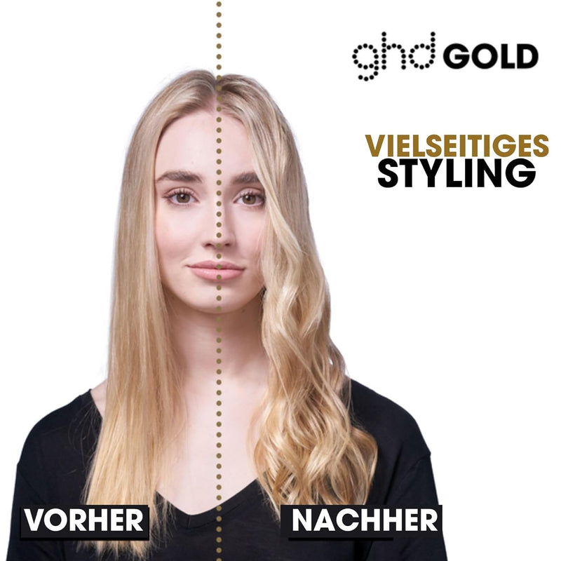 ghd gold - Professioneller Haarglätter zum Glätten, Locken und zum Erzeugen von Wellen, optimale Sty