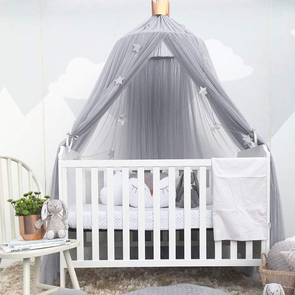 Fdit Betthimmel, Elegante Farbe Kinderbettnetz Kind Baby Schlafzimmer Baldachin Mesh FüR Schlafzimme
