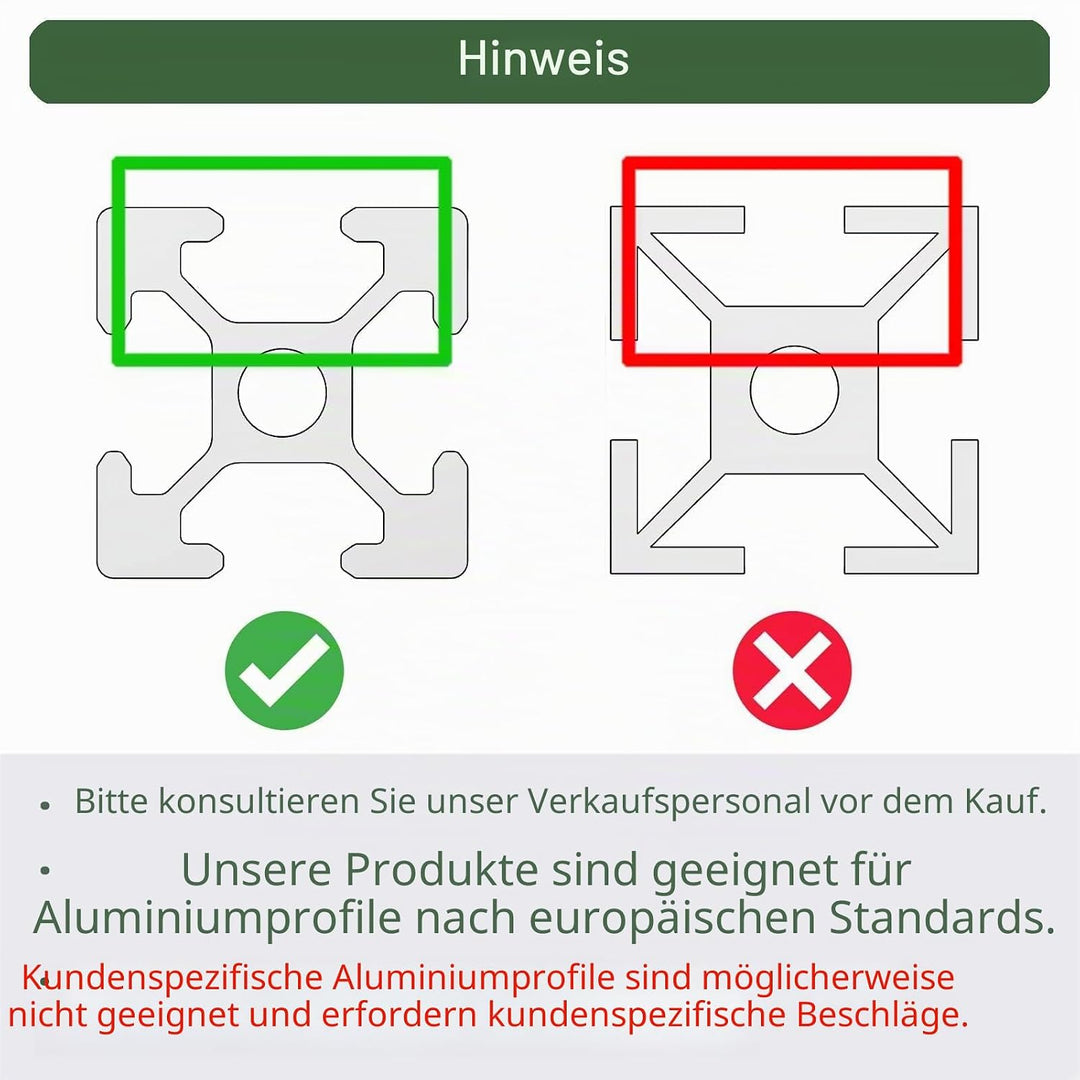 EYPINS 100x Nutensteine M5 mit Steg, Federkugel Nut 6, 20x20 Hammermutter Stahl Verzinkt Nutmuttern