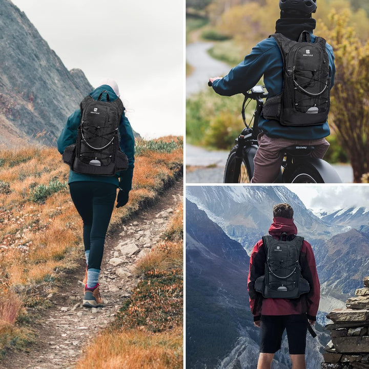 BBAIYULE® Trinkrucksack, isolierter Trinkrucksack mit 2 l BPA-freier Wasserblase, für Laufen, Wander