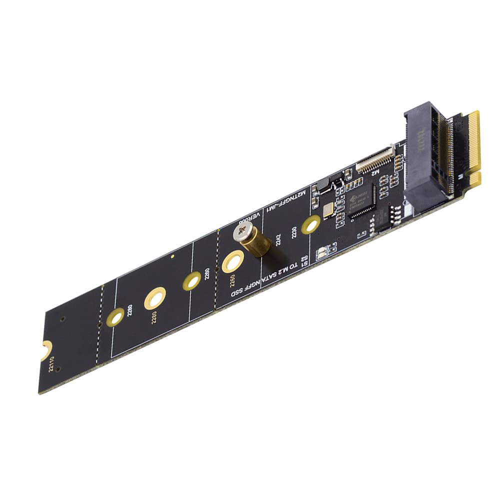 Cablecc SATA NGFF Key B+M SSD auf NVME M-key Motherboard Desktop Adapter Converter SSD Karte JMB582