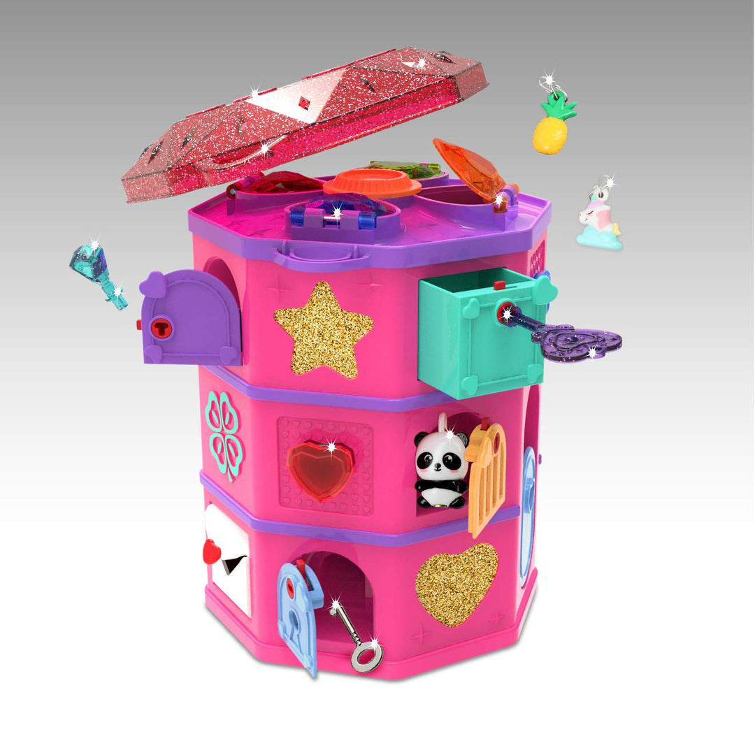 Funlockets S19700 Secret Surprise Escape Game Treasure Hunt Tower, Find The Jewels, Make Your Own Ch