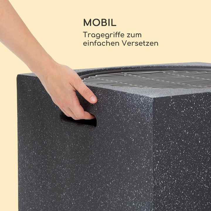 Blumfeldt Feuerschale, Tragbare Feuerstelle Outdoor, Feuerschalen für den Garten, Terrasse & Camping
