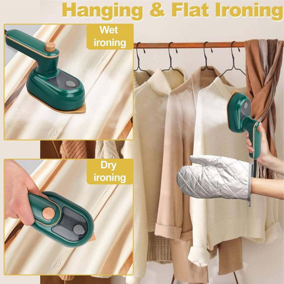 Tragbarer Mini Bügeleisen Faltbares Reise Bügeleisen Dampfbügeleisen Mini Dampfbügeleisen Handbügelm