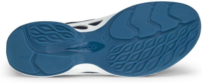 ECCO Herren BiomfjuelmSneaker 39 EU Blau Weiss, 39 EU Blau Weiss