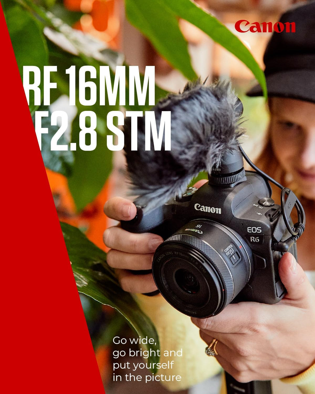Canon Objektiv RF 16mm F2.8 STM Ultra Weitwinkel-Objektiv für Kameras der Canon EOS R Serie (Festbre