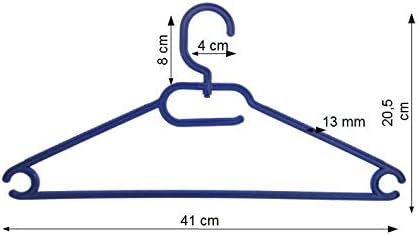 25 STK. Kleiderbügel aus Kunststoff Universalkleiderbügel Farbe weiss ca 41 cm, Weiss