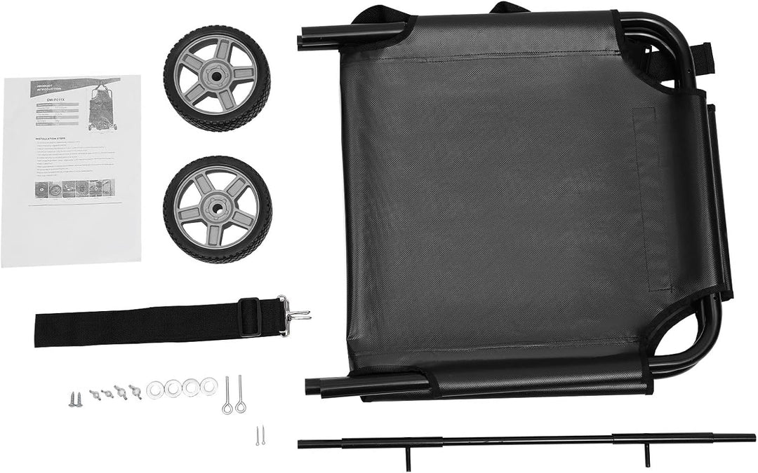 Fahrbarer Tierträge, Faltbare Transport Notfalltrage 115×55×15cm, Verstellbarer Schultergurt, Leicht