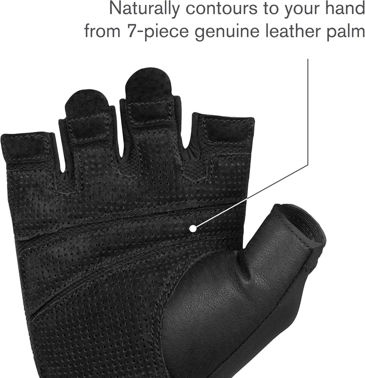 Harbinger Flexfit 2.0 Gewichtheber-Handschuhe – Natürliche Handbewegung S Schwarz, S Schwarz