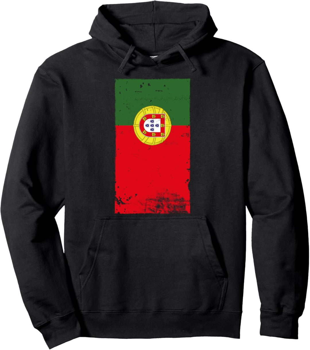 Portugese Pride Travel Vacation Portugal Flag Pullover Hoodie