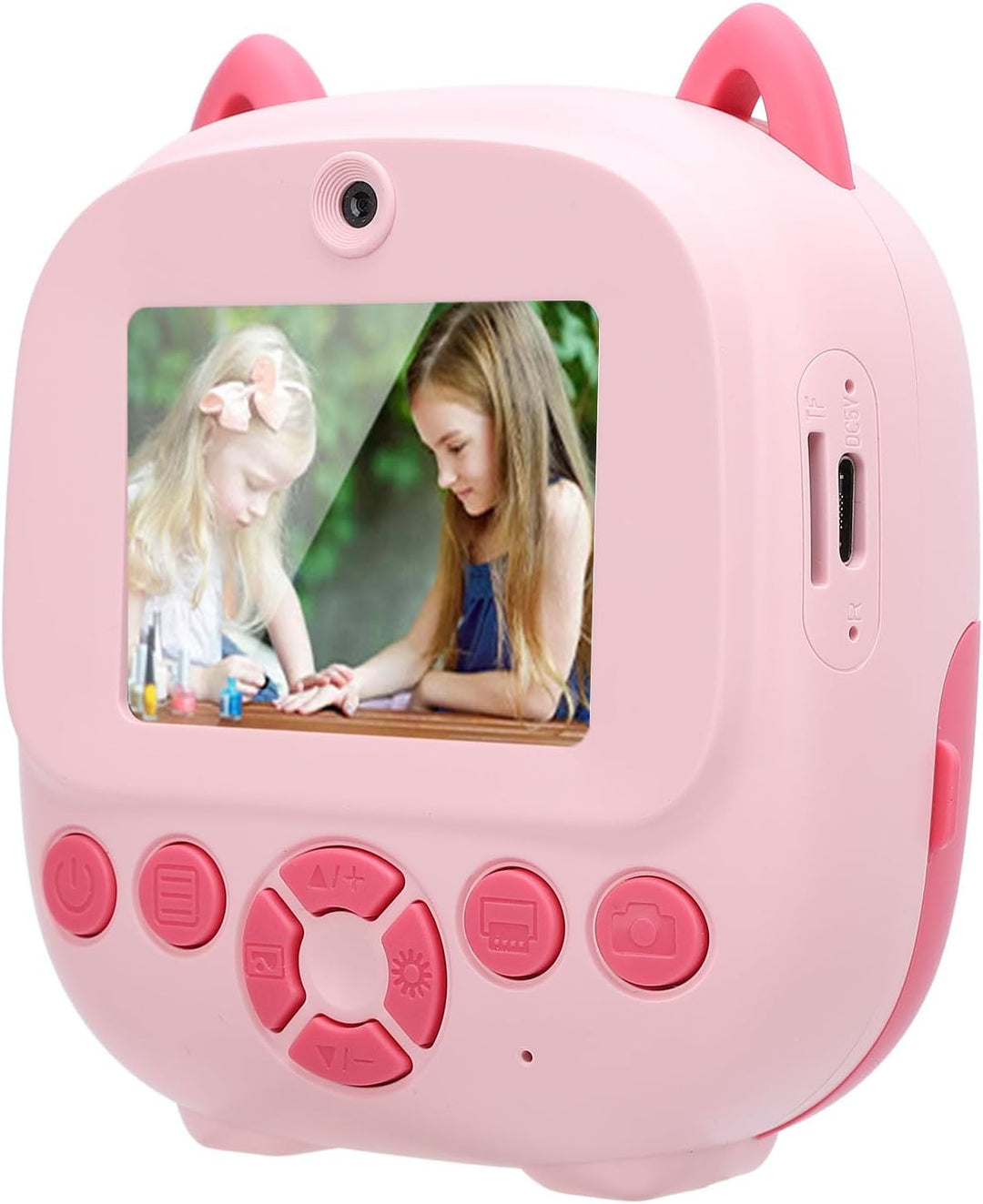 48-MP-Sofortdruckkamera mit Thermodruck, Tragbare Reisekamera mit Dual-HD-Kamera, 2,4-Zoll-Bildschir