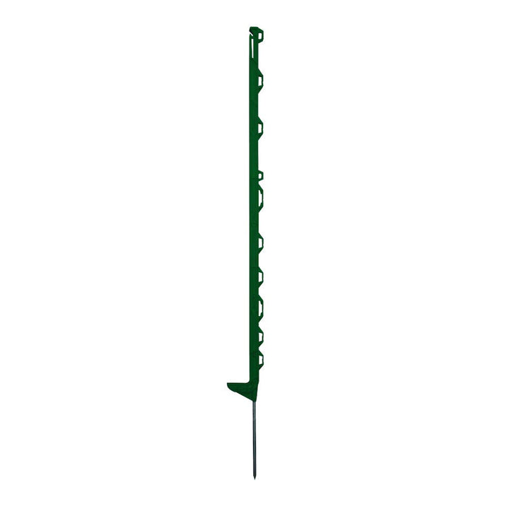 horizont Weidezaunpfähle 115 cm, 5er Pack, grün, Kunststoff Weidepfähle, Pfahl für Weidezaun, 11 Öse