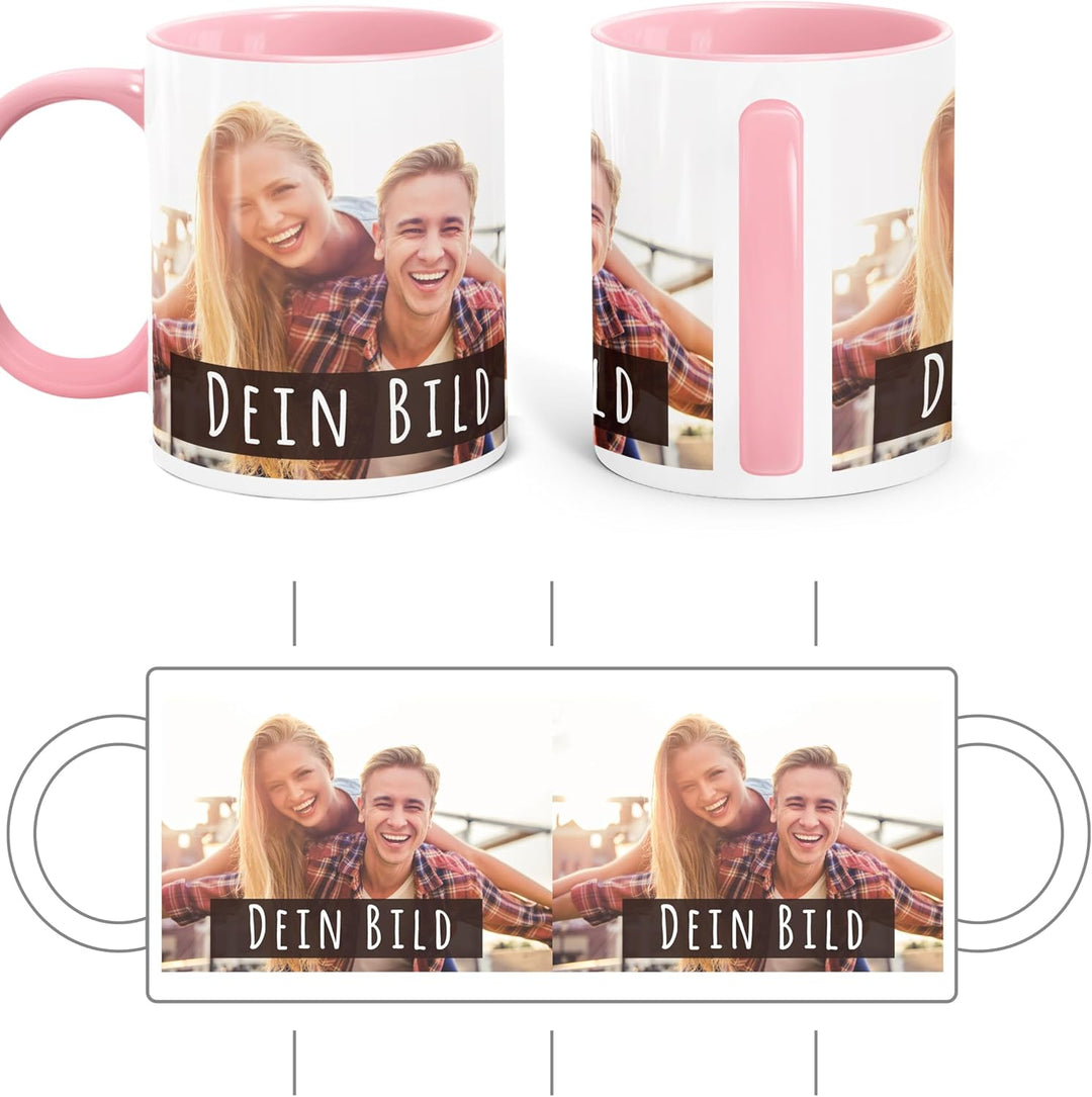 personalisierte Fototasse mit eigenem Foto persönliches Geschenk Kaffeetasse mit Bild selbst gestalt
