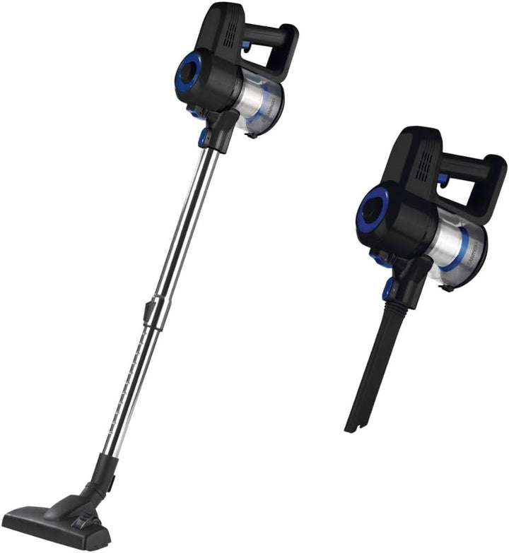 CLEANmaxx kabelloser Hand- und Bodenstaubsauger ohne Beutel | Starker Akku für bis zu 35 Min. Laufze