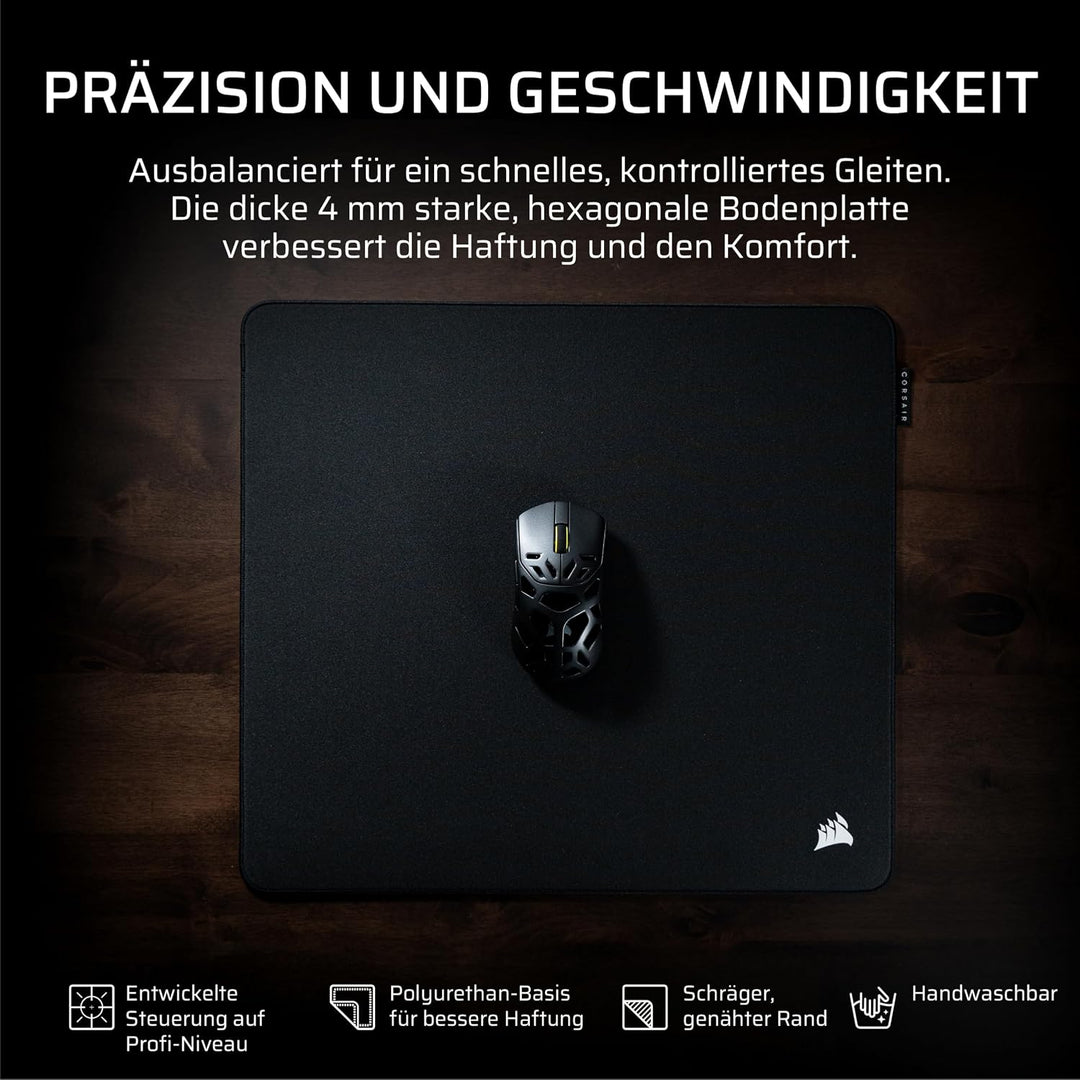 Corsair MM PRO Control Mittleres Gaming-Mauspad – E-Sport-Thema für Präzision und Mikroeinstellungen