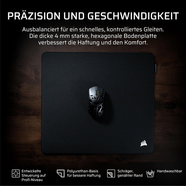 Corsair MM PRO Control Mittleres Gaming-Mauspad – E-Sport-Thema für Präzision und Mikroeinstellungen