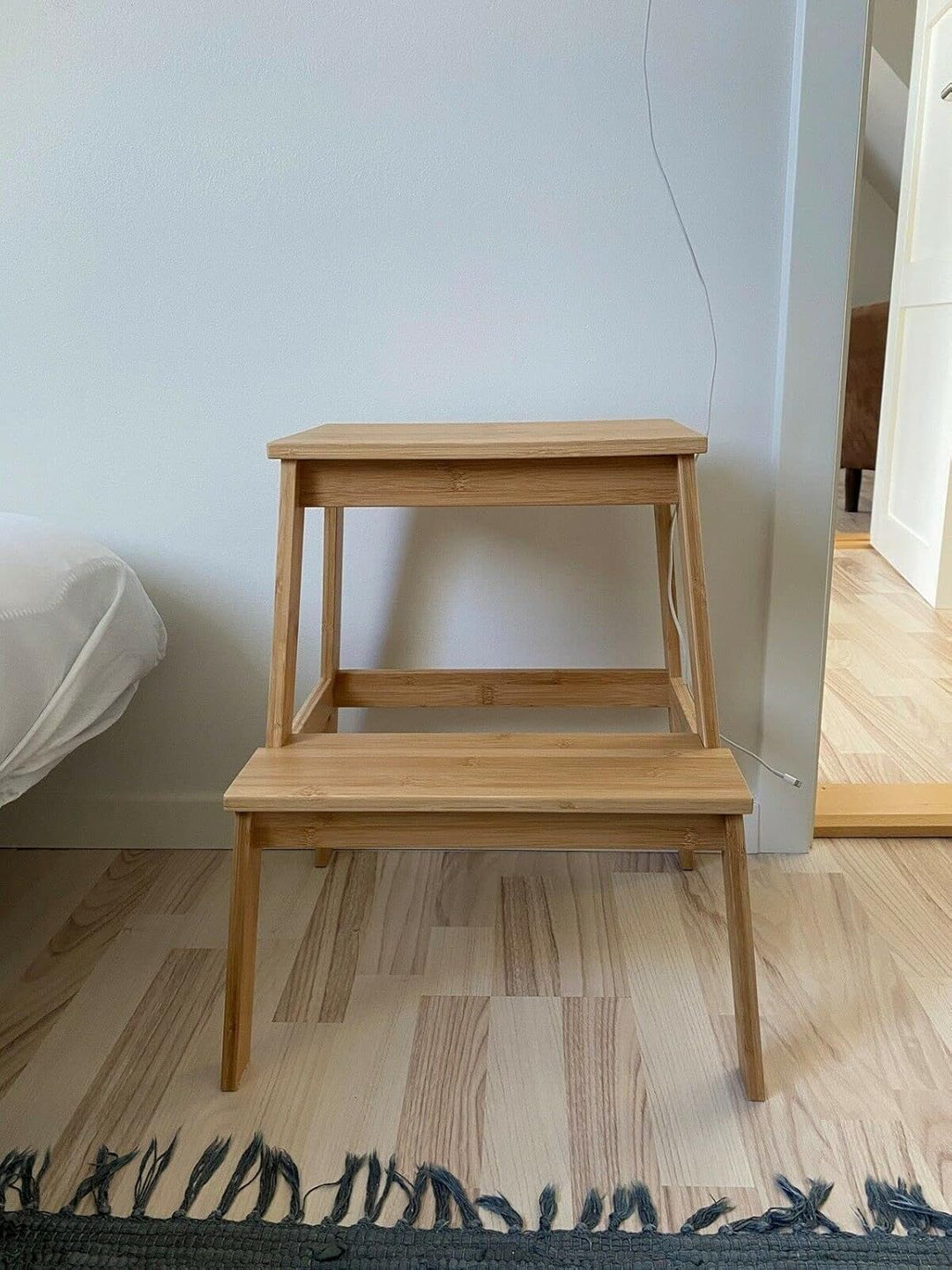 IKEA TENHULT Tritthocker, 43 x 40 x 50 cm, Bambus