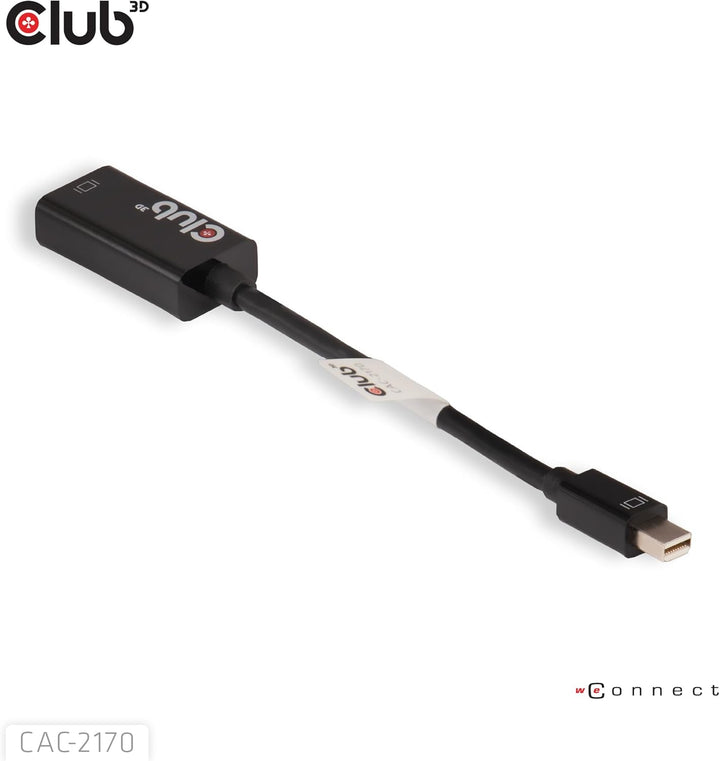 Club 3D CAC-2170 Mini Displayport 1.2 auf HDMI 2.0 UHD Aktiver Schwarz, CAC-2170