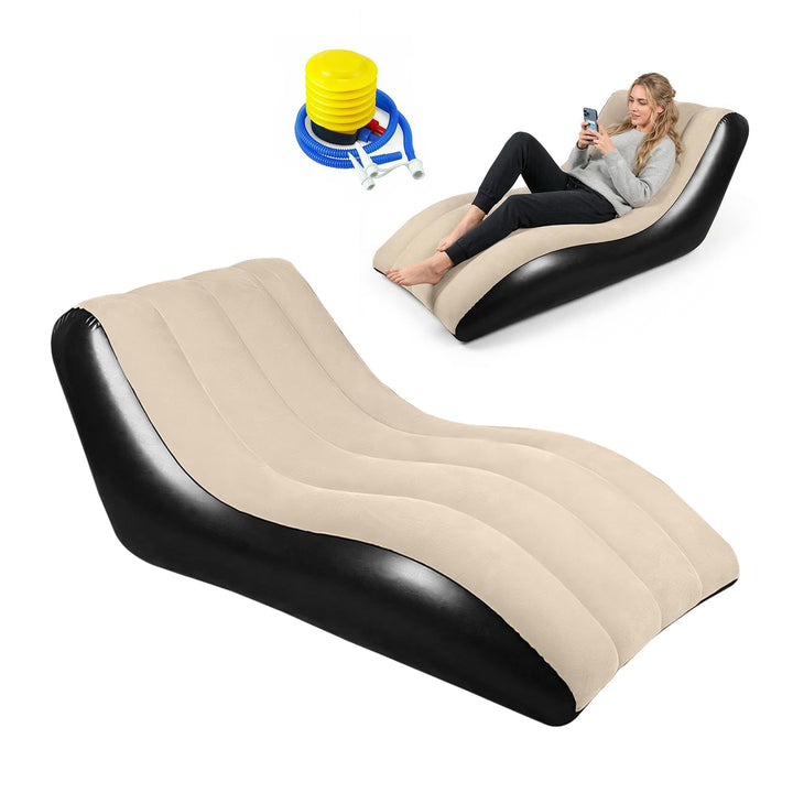 Aufblasbares Sofa, Aufblasbarer Sessel, Wasserdichtes Luftsofa Aufblasbares, Sessel, Sofa und Couch