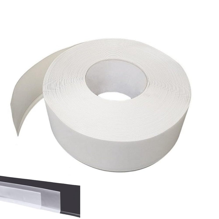 MadeInNature Flexible Sockelleiste Selbstklebend PVC Profi Trockenkleber Hohe Qualität 50 mm, 70 mm