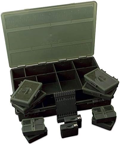 Fox Royale Loaded Box Medium - Tacklebox für Angelzubehör zum Karpfenangeln, Angelbox für Karpfentac