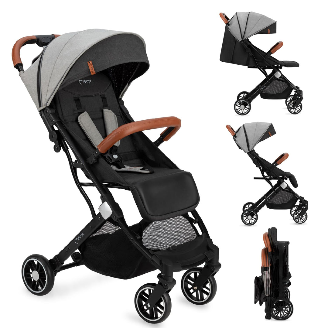 MOMI ESTELLE Kinderwagen für Kinder ab 6 Monat bis zu max. Körpergewicht von 15 kg, H105 x B51 x T75