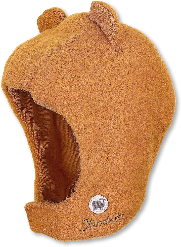 Sterntaler Unisex Baby Schalmütze aus Wolle (Merino) Mütze 45 rost, 45 rost