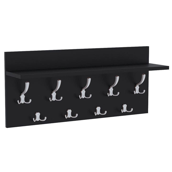 AKKE 40x80 | VERTI Garderobenpaneel Wandgarderobe Garderobe Wandpaneel Kleiderstange ALUMINIUM | SCH