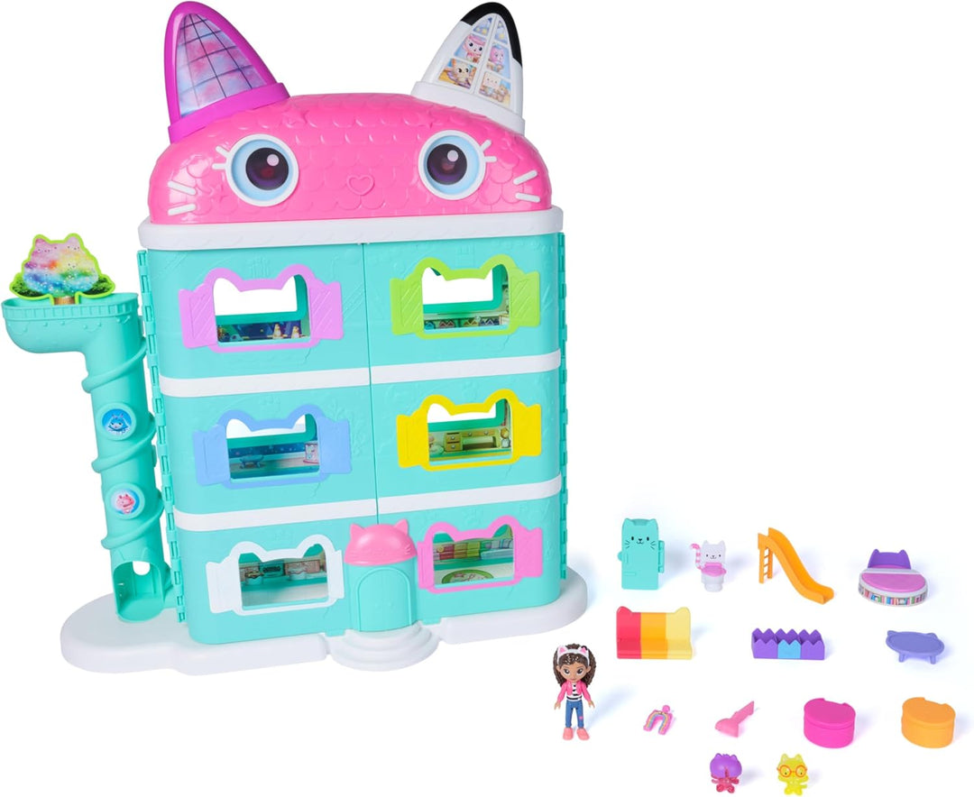 DREAMWORKS GABBY'S DOLLHOUSE: DER FILM - Puppenhaus zum Kinofilm, über 60 cm gross, mit Gabby-Figur