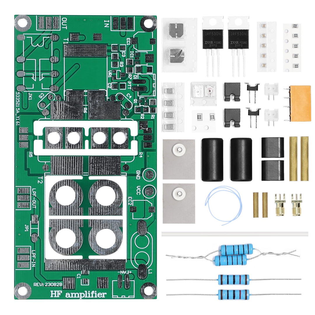 Leistungsverstärker-Bausatz, DIY Kit 70 W SSB Linear HF Leistungsverstärker 3,5–30 für FT-817 KX3 Ra
