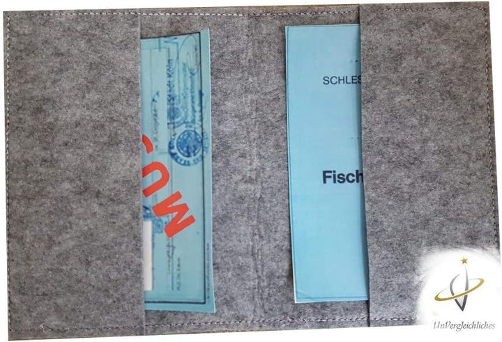 Hülle für den Angelpass/Angelschein personalisierbar *Angelgott*
