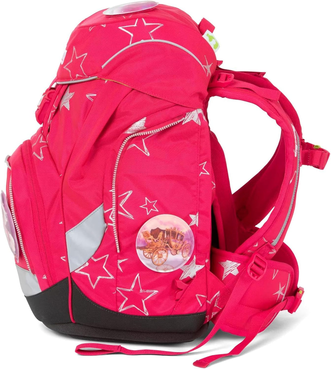 ergobag pack Set ergonomischer Schulrucksack Flexibel 6-teilig 1. Klasse Grundschule Cinbärella - Pi