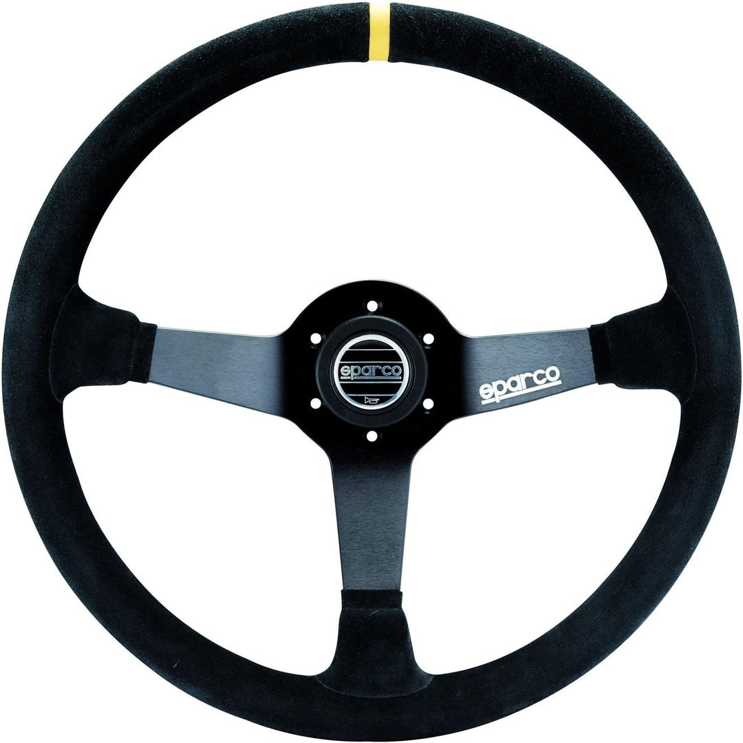 SPARCO 015R345MSN Volante Rennlenkräder, Calice 65 mm, Schwarz,Unique Schwartz, Schwartz