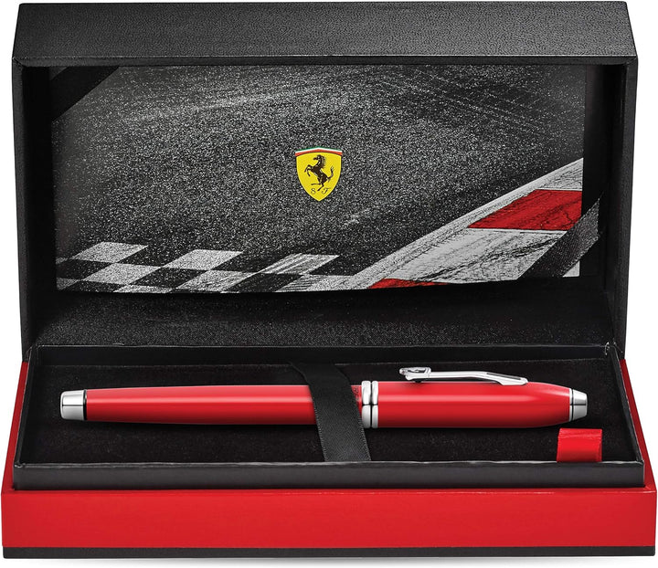 Cross Townsend Ferrari Rollerball (Strichstärke M, Schreibfarbe: schwarz, inkl. Premium Geschenkbox)