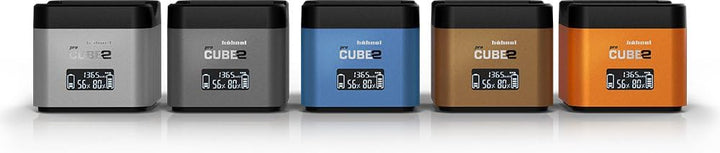Hähnel ProCube 2 Doppel-Ladegerät für Canon LP-E6, LP-E6n, LP-E6NH / LP-E8 / LP-E17, für Canon