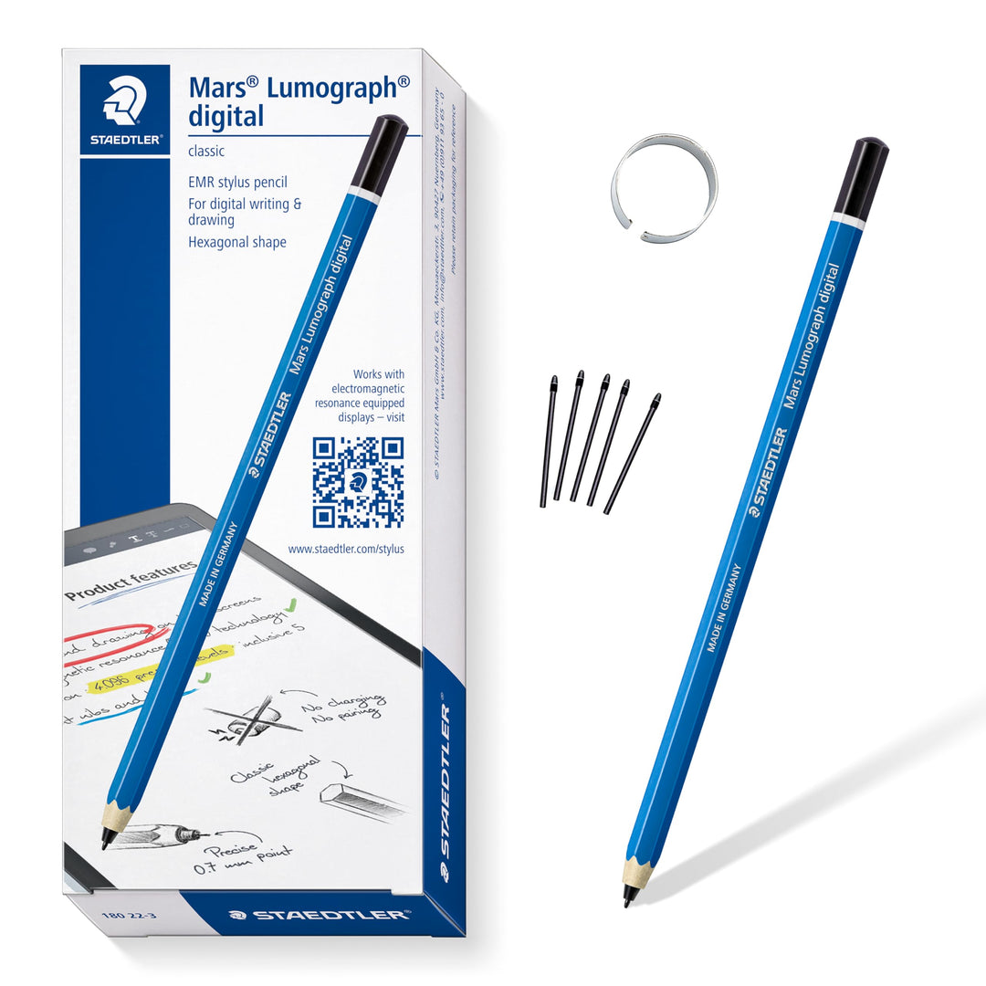 Staedtler Mars Lumograph digital classic 180 22. EMR Stylus. Eingabestift für digitales Schreiben un