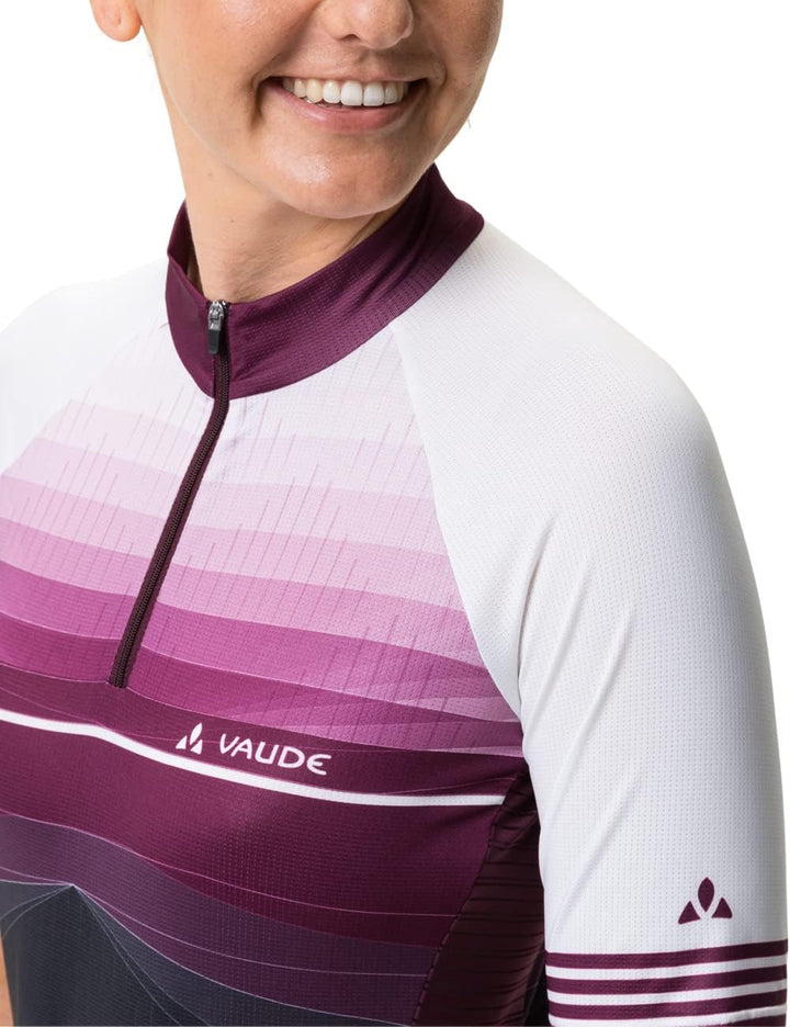 VAUDE Damen Women's Posta Hz Tricot Trikot 36 Cassis, 36 Cassis