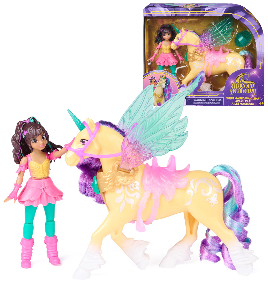 Unicorn Academy Wing Magic AVA und Leaf Set, ab 4 Jahren