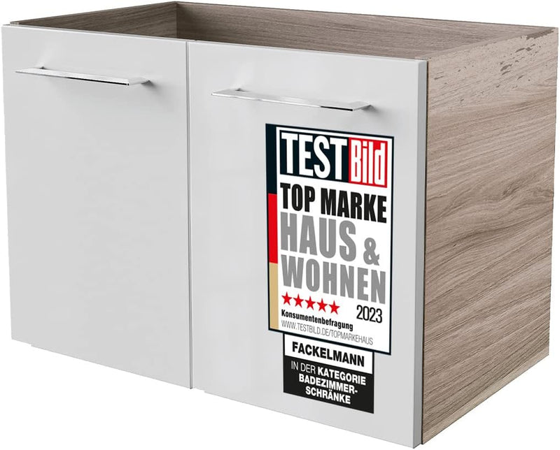 FACKELMANN Waschtischunterschrank Lima/Badschrank mit Soft-Close-System/Masse (B x H x T): ca. 60 x