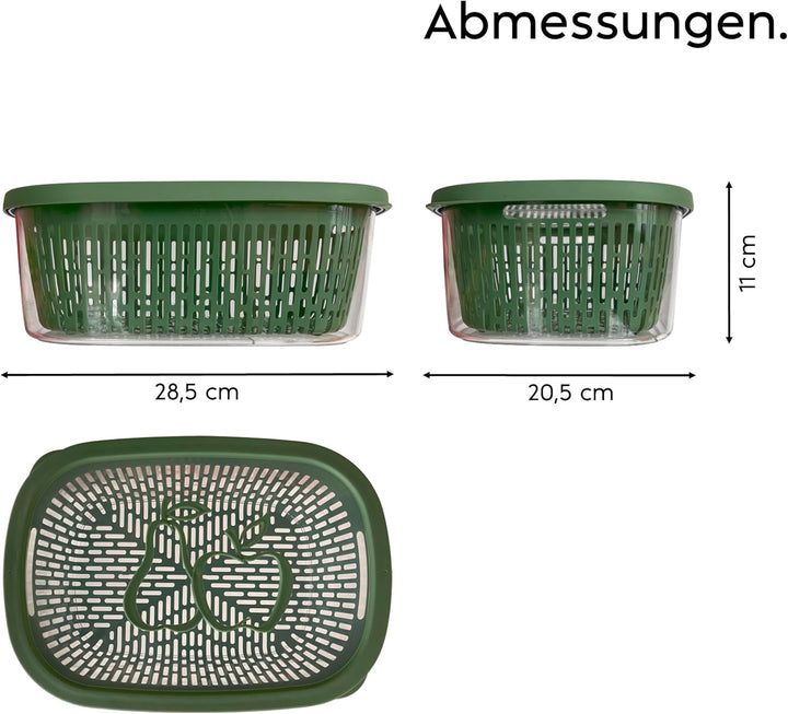 Snips Aroma Keeper Früchte, Kunststoff, Grün, 4 LT - rechteckig 4 LT - rechteckig Grün, 4 LT - recht