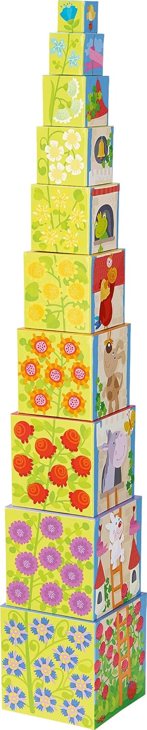HABA 302030 - Stapelwürfel Rapunzel, Kleinkindspielzeug
