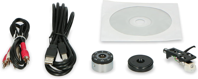 Lenco L-3808 USB DJ-Plattenspieler mit Direktantrieb - 33/45 U/min - Pitch-Control - Magnet-Tonabneh
