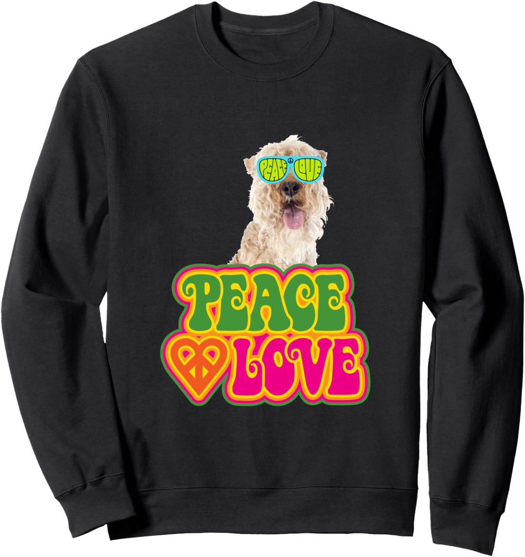 Peace Heart Love Dog Lakeland Terrier Sweatshirt