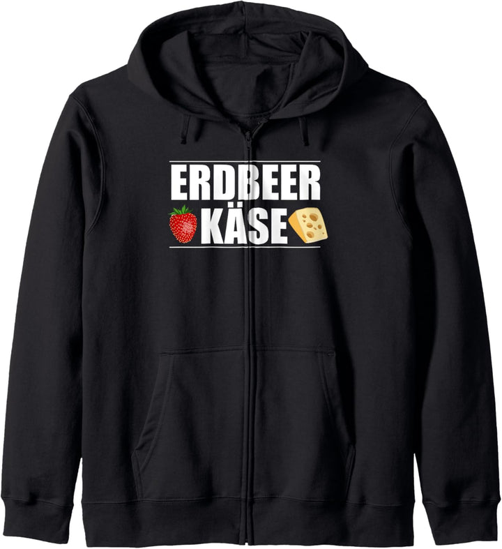 Erdbeerkäse Kapuzenjacke