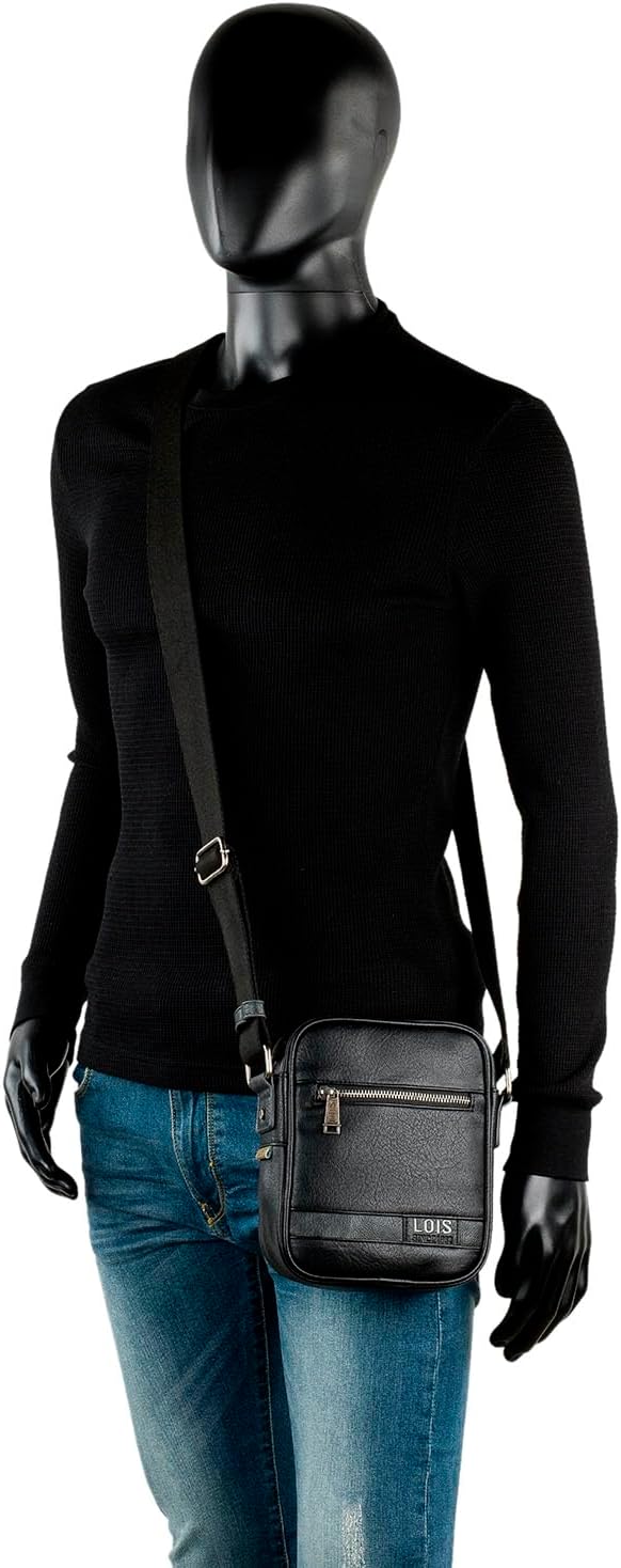 Lois - Umhängetasche Herren Klein mit verstellbarem riemen - Herren Umhängetasche Klein hergestellt